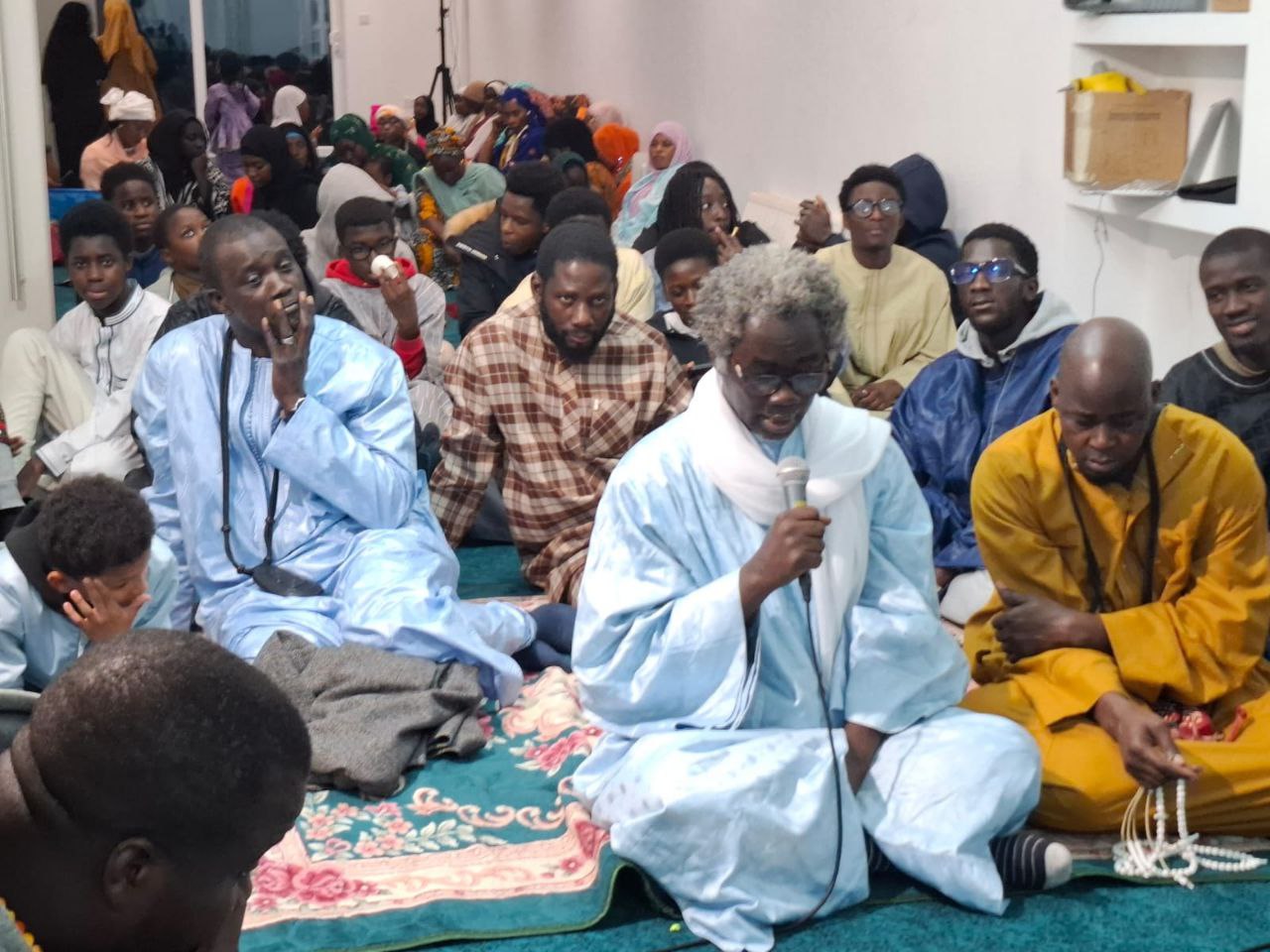 Weekly Dahira gathering at Keur Serigne Touba