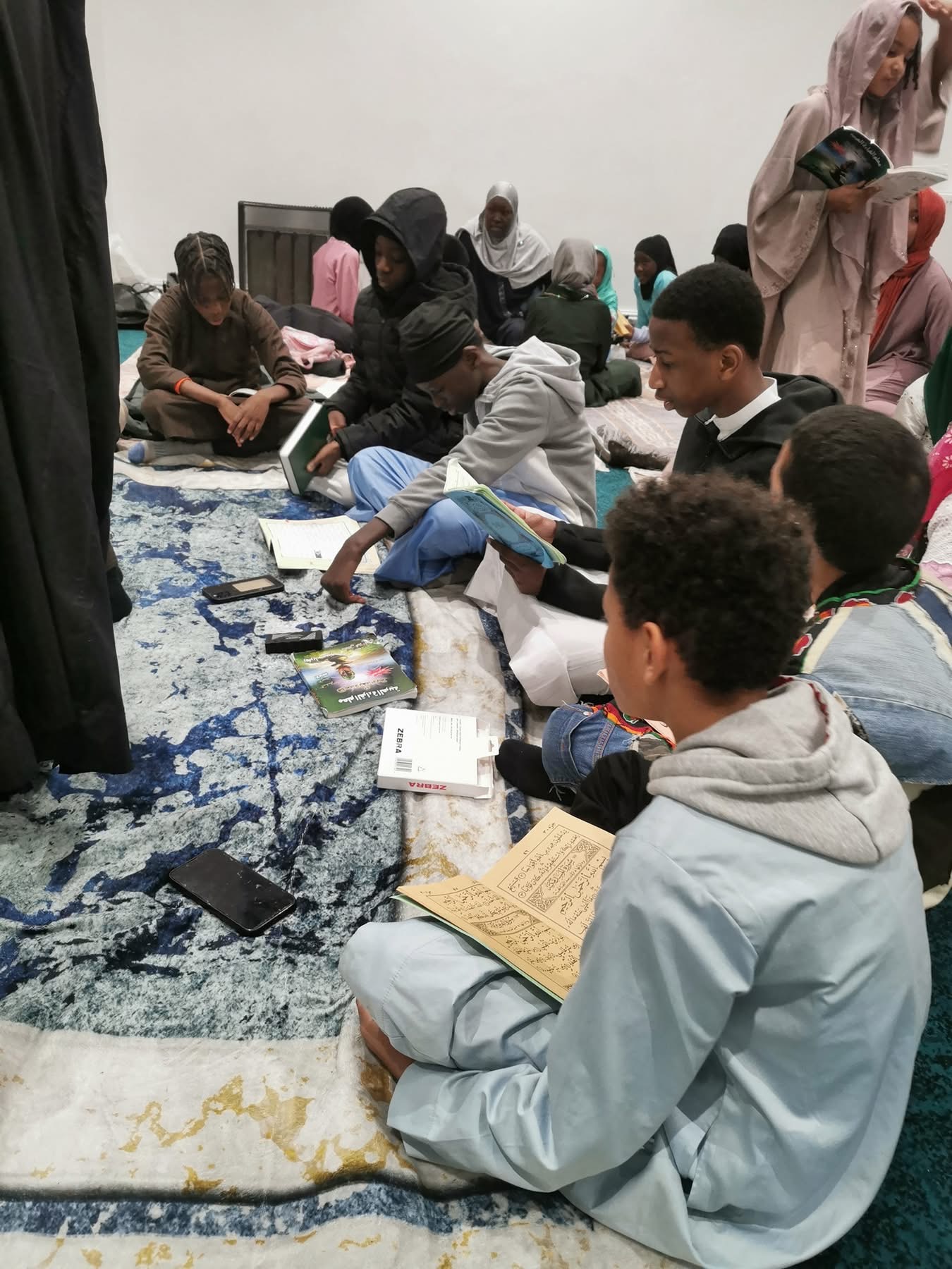 Madrassah students studying at Touba Tawfeex